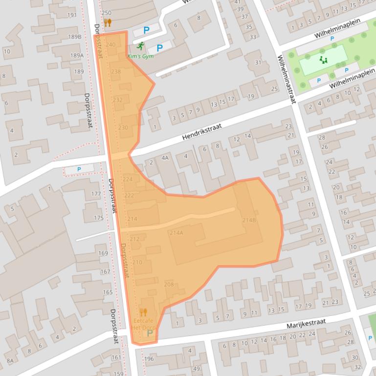 Kaart van postcodegebied 4711EN.