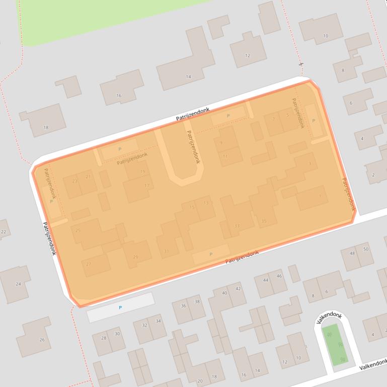 Kaart van postcodegebied 4711LA.