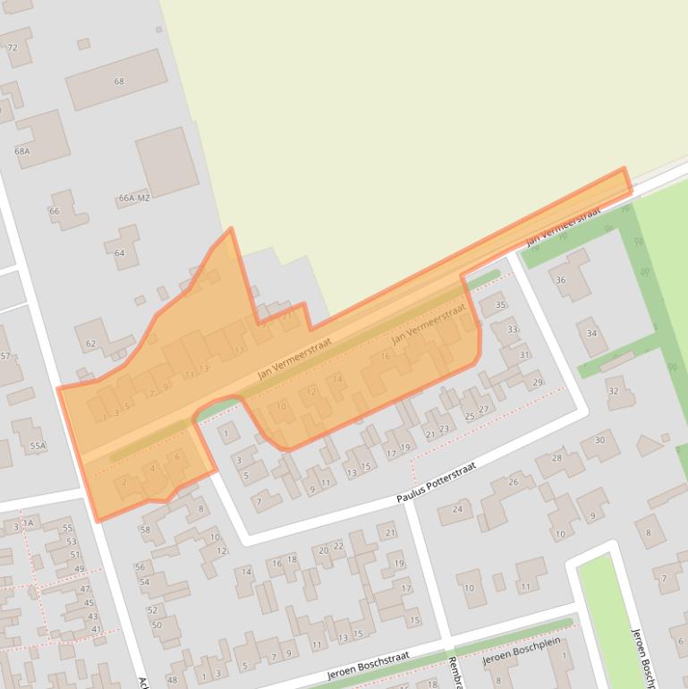 Kaart van postcodegebied 4715BH.