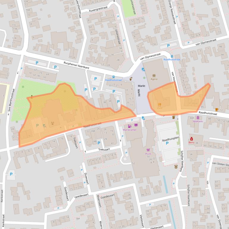 Kaart van postcodegebied 4715CB.