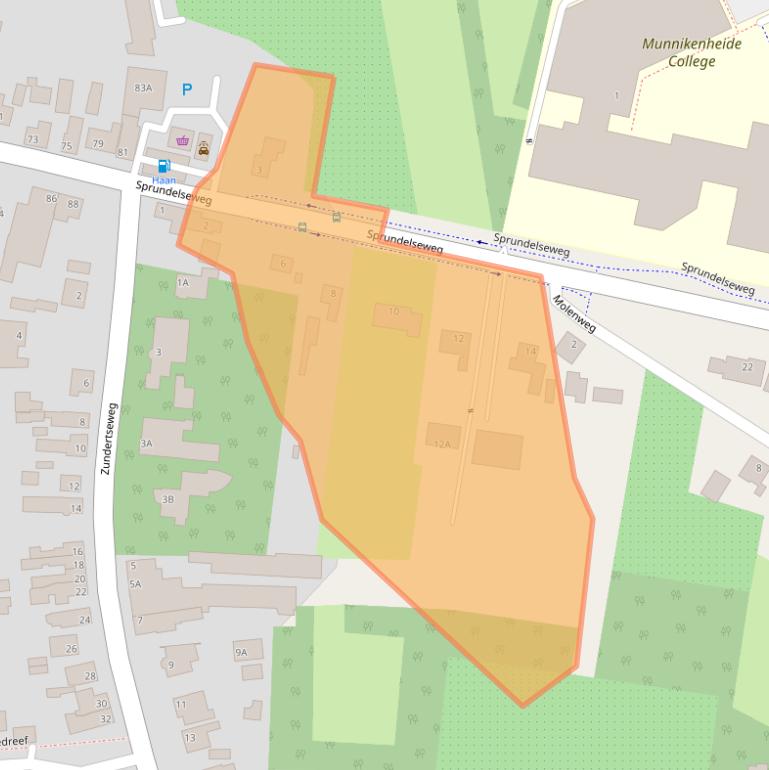 Kaart van postcodegebied 4715CG.