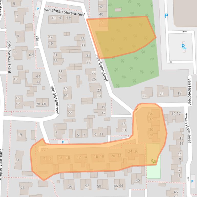 Kaart van postcodegebied 4715EC.
