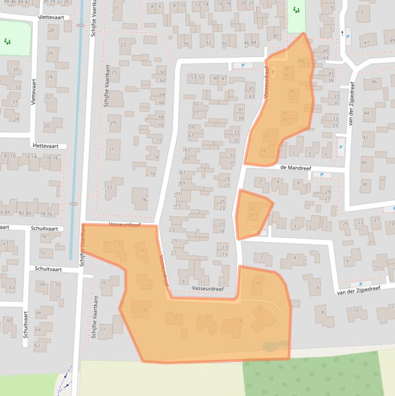 Kaart van postcodegebied 4715EH.