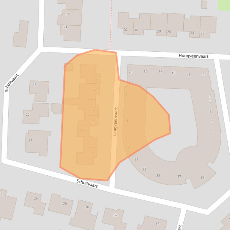 Kaart van postcodegebied 4715EW.
