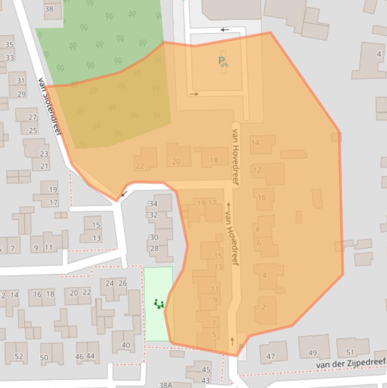 Kaart van postcodegebied 4715GH.