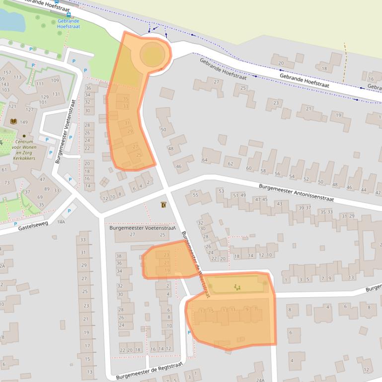 Kaart van postcodegebied 4715HD.