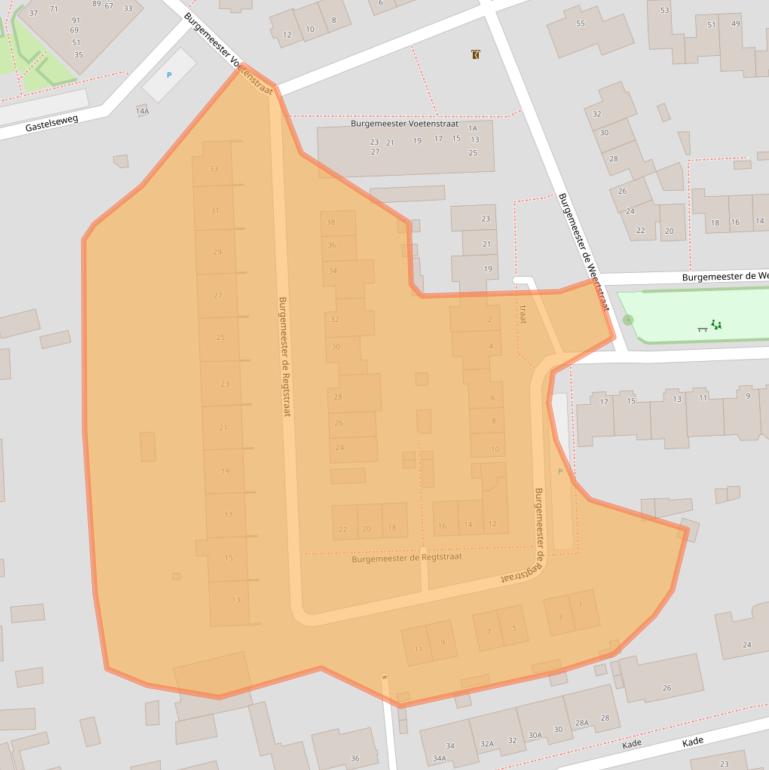 Kaart van postcodegebied 4715HH.