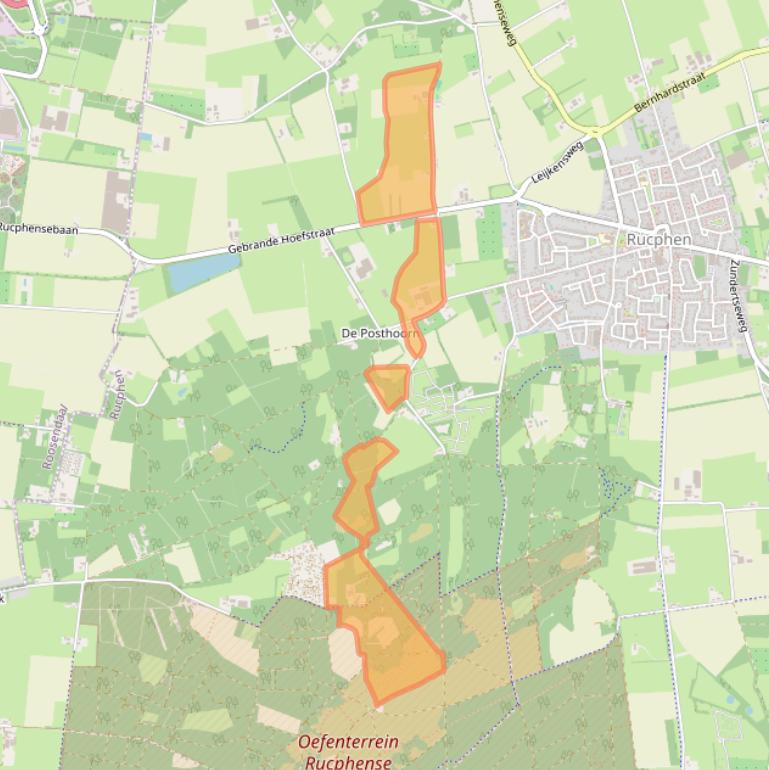 Kaart van postcodegebied 4715PM.