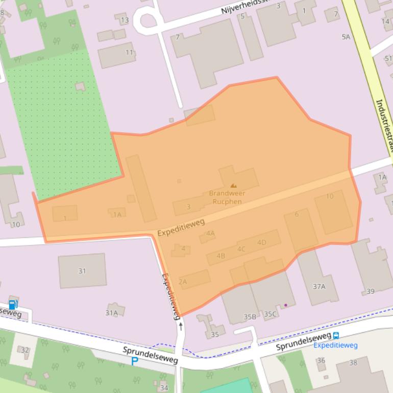 Kaart van postcodegebied 4715RM.