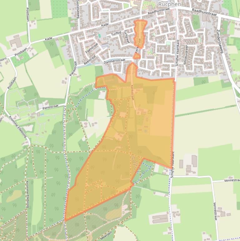 Kaart van postcodegebied 4715RN.