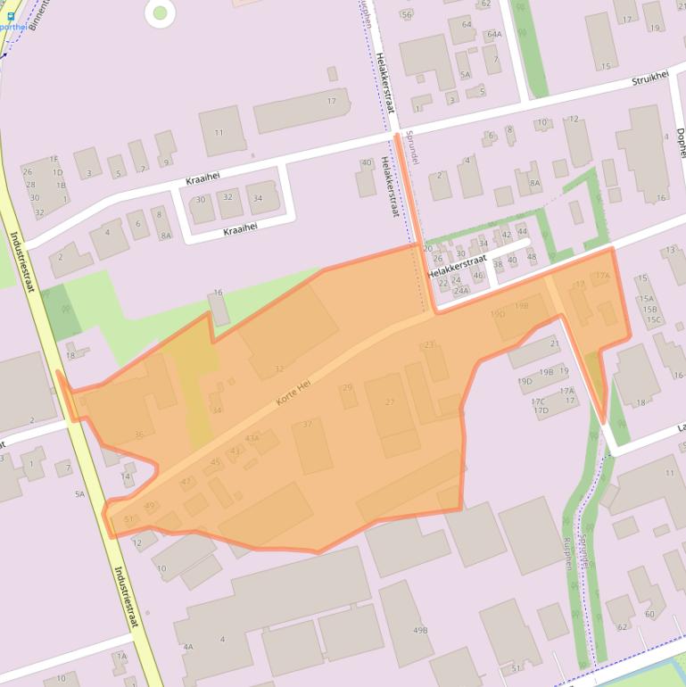 Kaart van postcodegebied 4715RS.