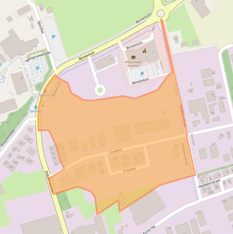 Kaart van postcodegebied 4715RV.