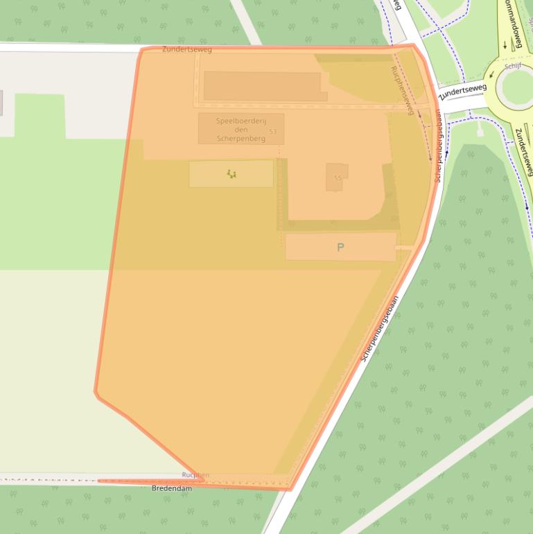 Kaart van postcodegebied 4715SK.