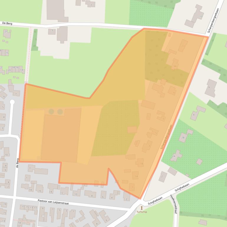 Kaart van postcodegebied 4721AS.