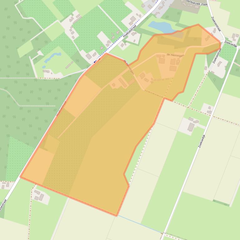 Kaart van postcodegebied 4721AV.