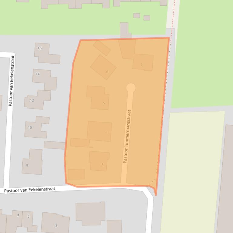 Kaart van postcodegebied 4721BC.