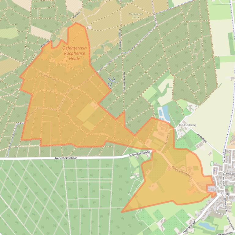 Kaart van postcodegebied 4721SH.