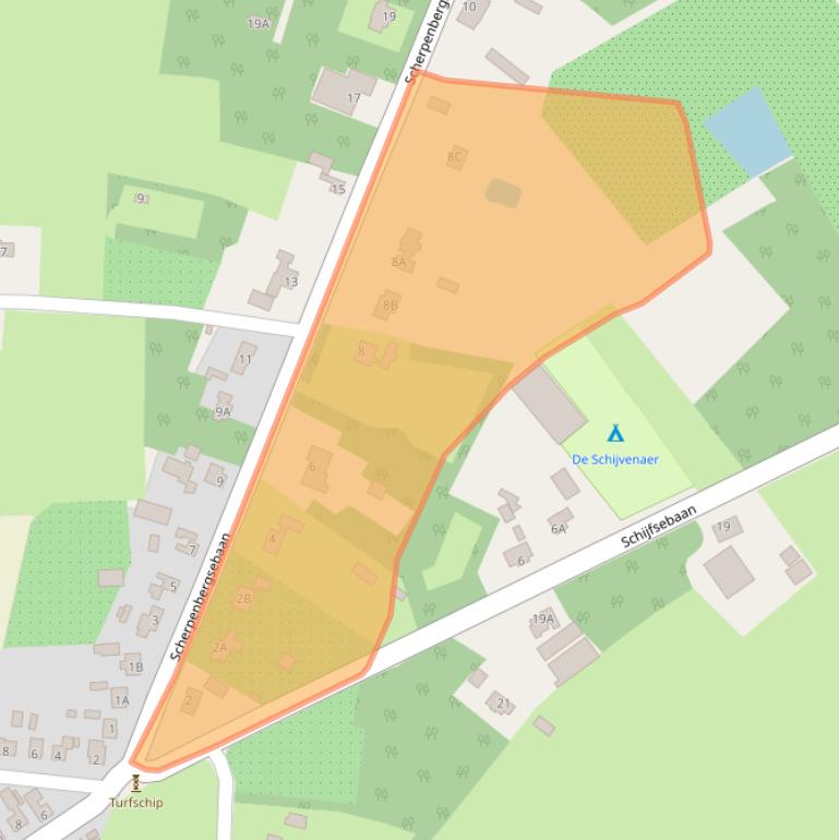 Kaart van postcodegebied 4722AX.