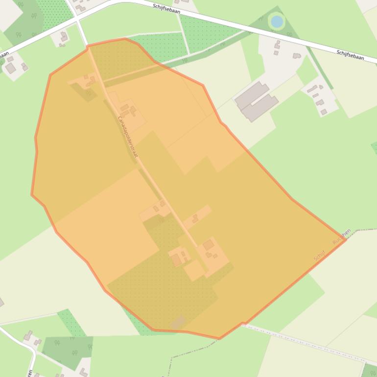 Kaart van postcodegebied 4722SH.