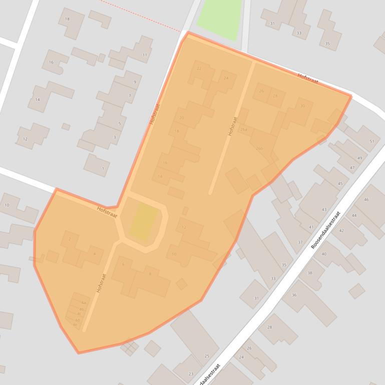 Kaart van postcodegebied 4724AK.