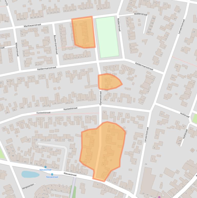 Kaart van postcodegebied 4724AP.