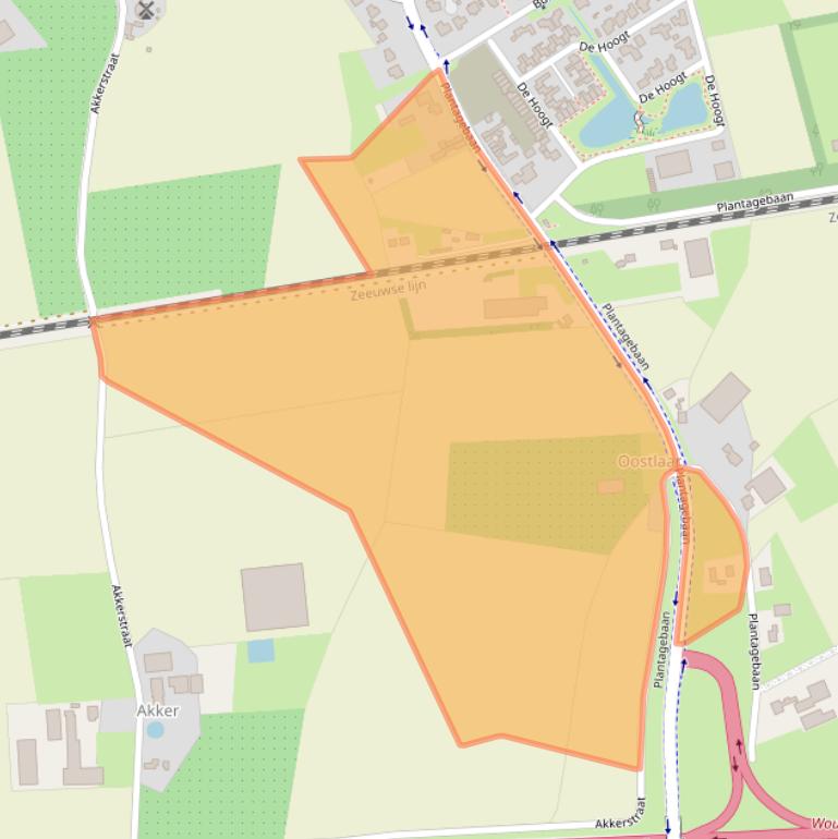 Kaart van postcodegebied 4724CK.