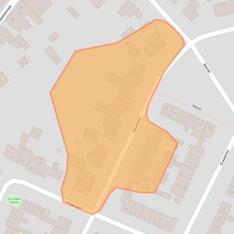 Kaart van postcodegebied 4724GB.