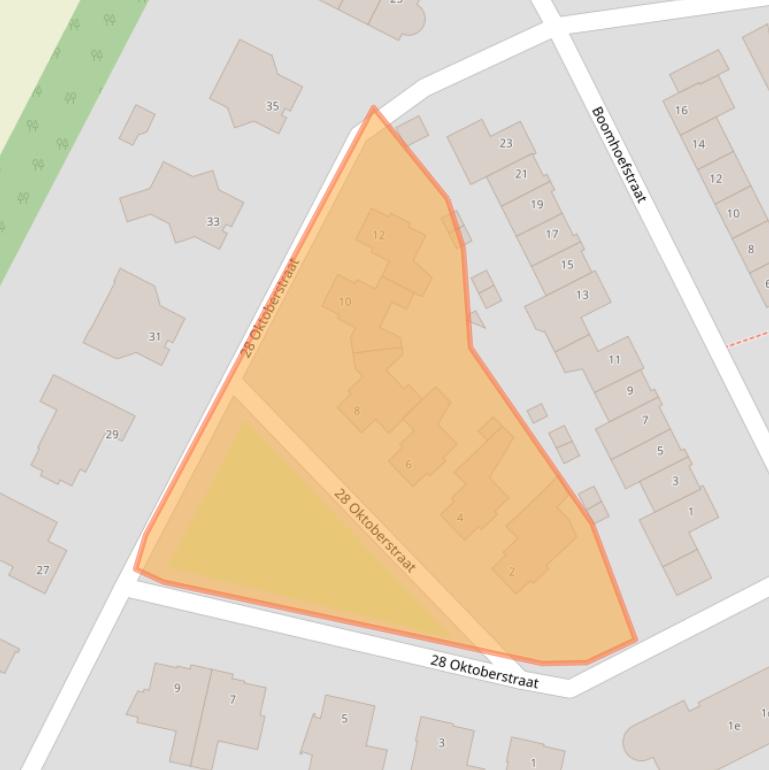 Kaart van postcodegebied 4724HB.