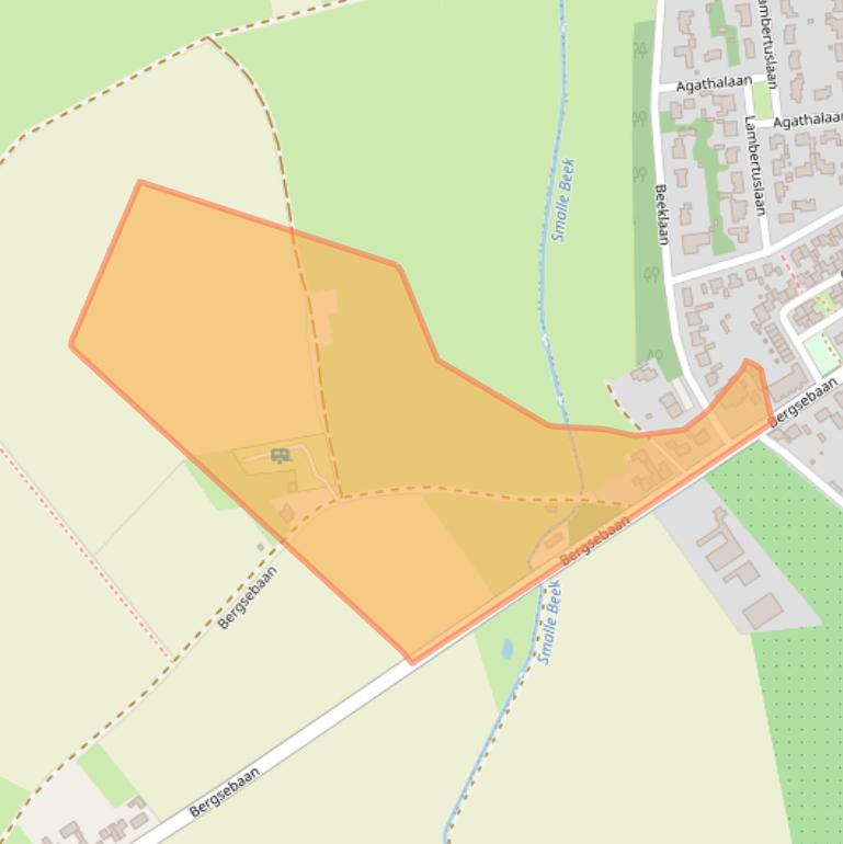 Kaart van postcodegebied 4724SW.