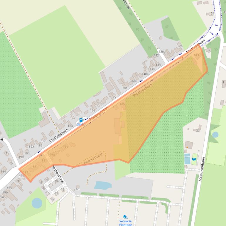 Kaart van postcodegebied 4725AA.