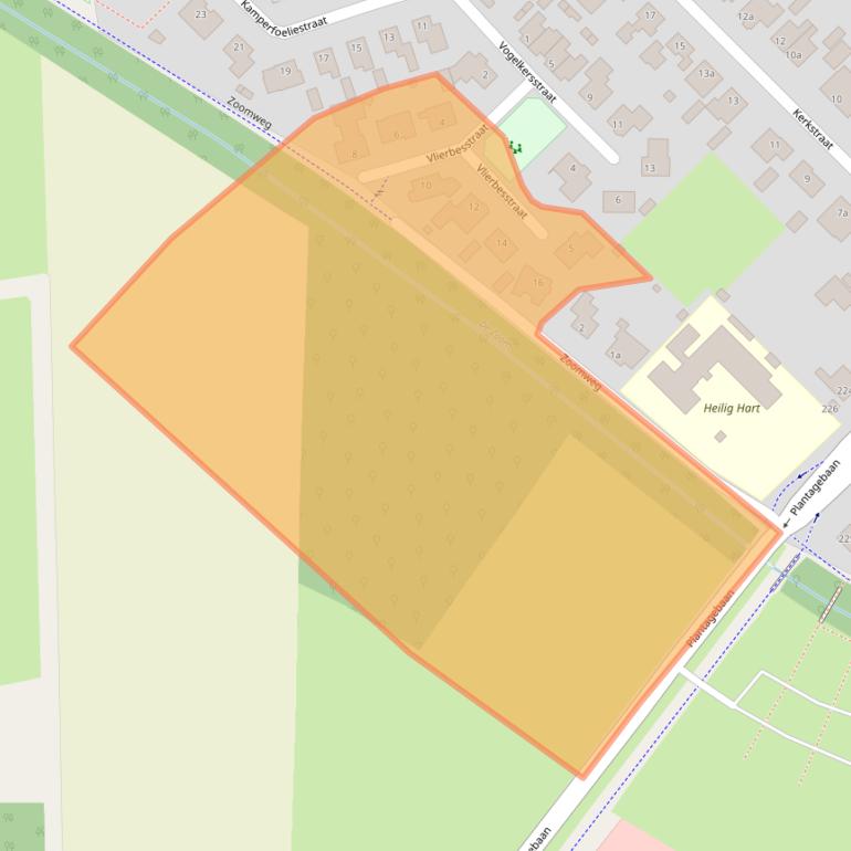 Kaart van postcodegebied 4725BB.