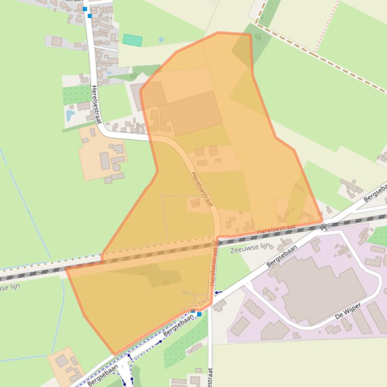 Kaart van postcodegebied 4726AA.