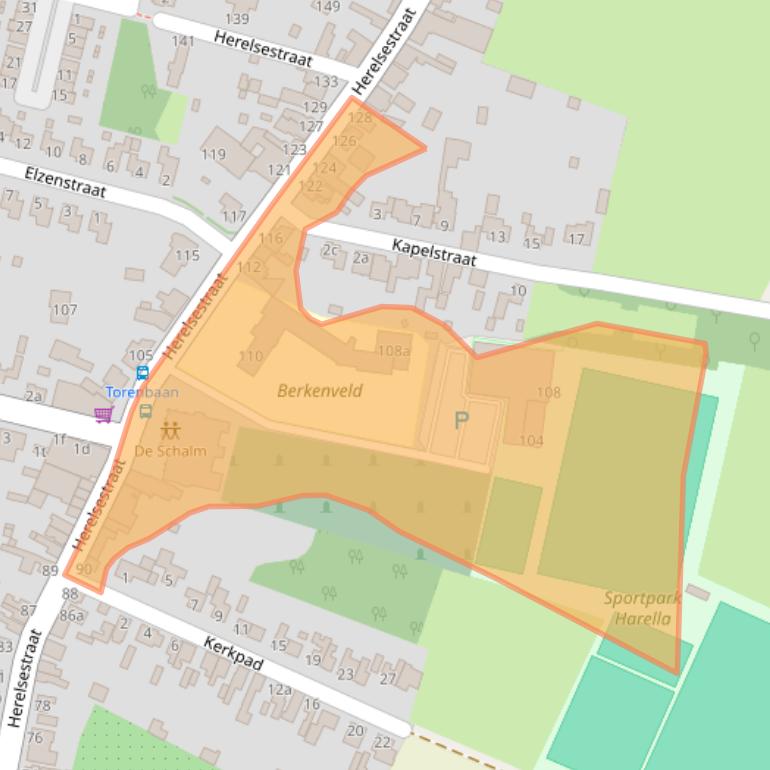 Kaart van postcodegebied 4726AH.