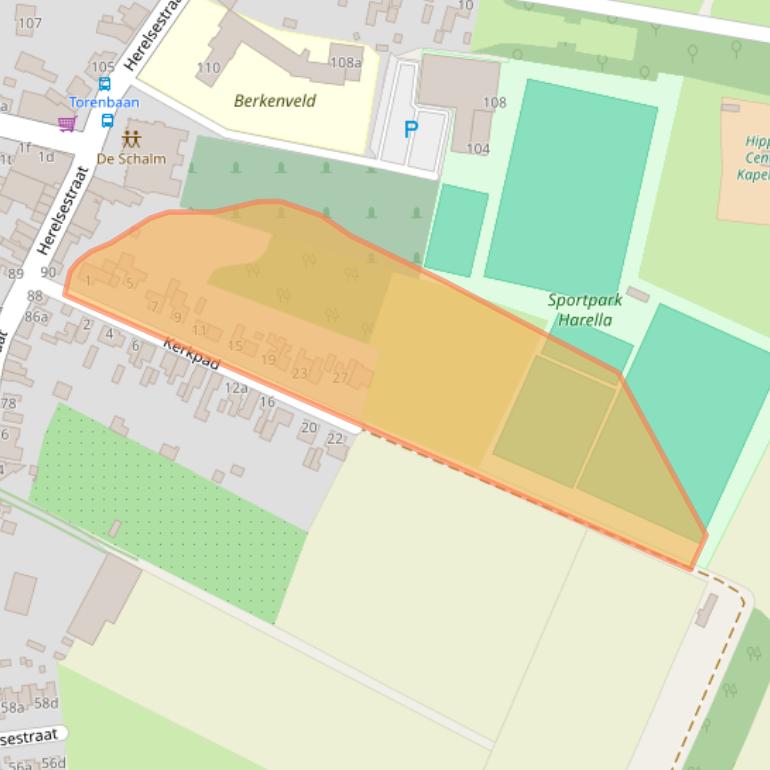 Kaart van postcodegebied 4726AK.