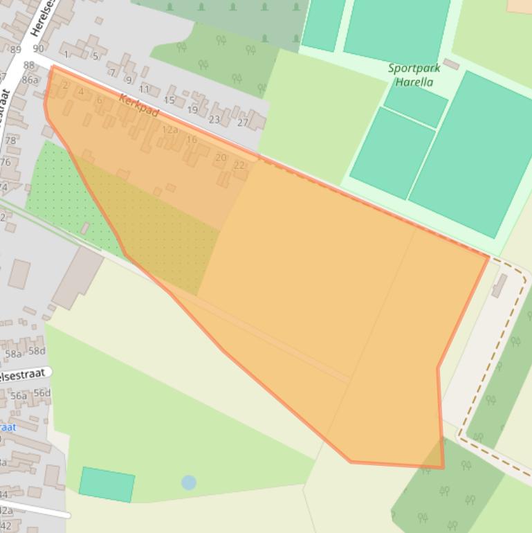 Kaart van postcodegebied 4726AL.