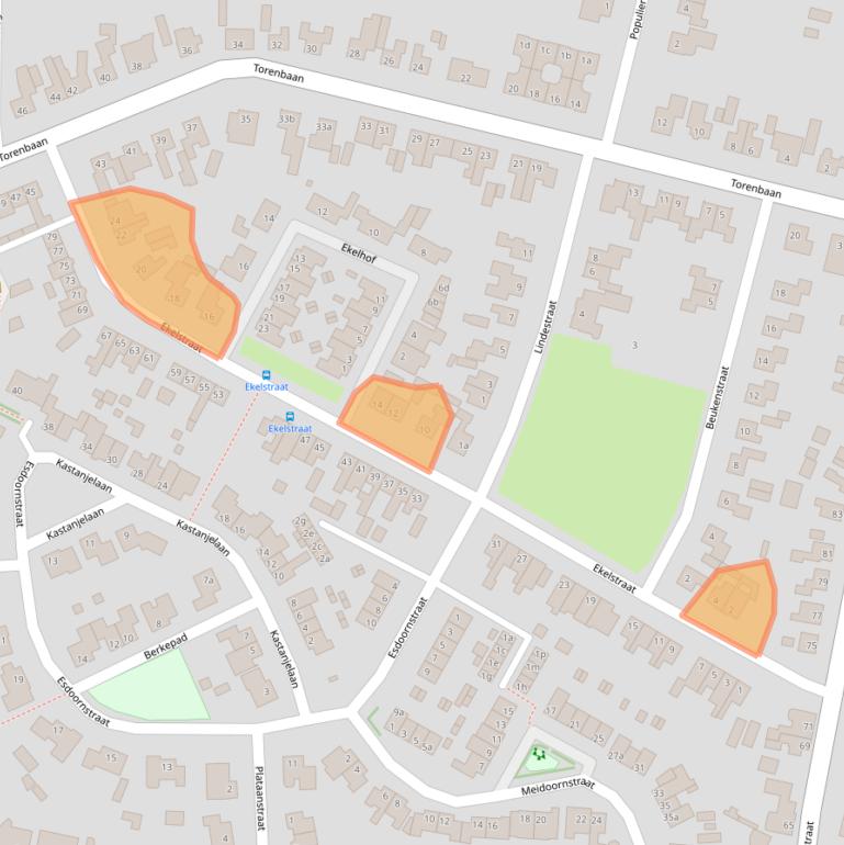 Kaart van postcodegebied 4726AR.