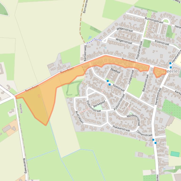 Kaart van postcodegebied 4726AW.