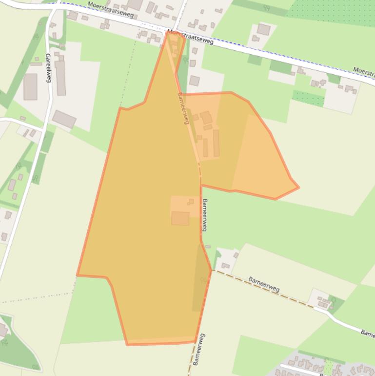 Kaart van postcodegebied 4726SN.