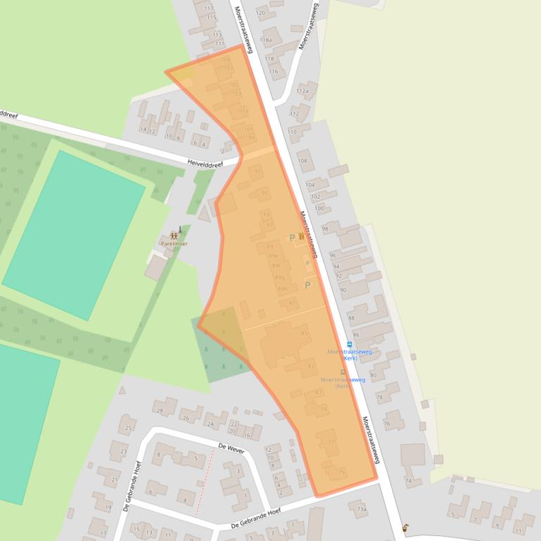 Kaart van postcodegebied 4727SL.