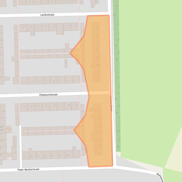 Kaart van postcodegebied 4731AS.