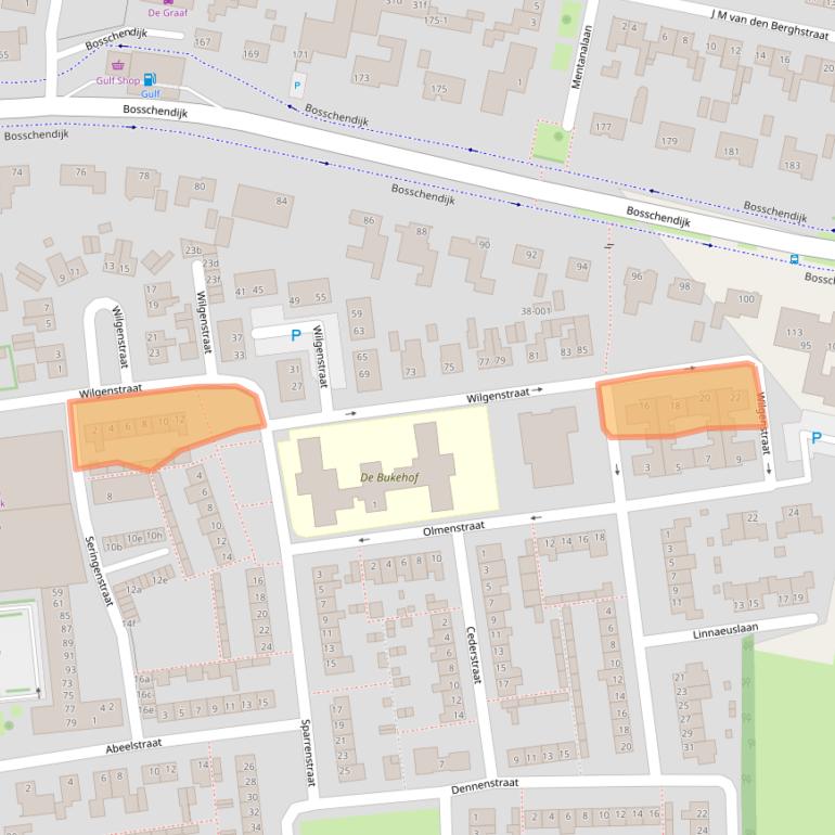 Kaart van postcodegebied 4731BK.