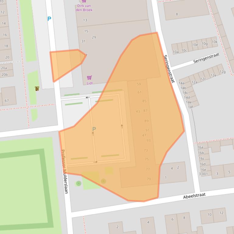 Kaart van postcodegebied 4731BS.