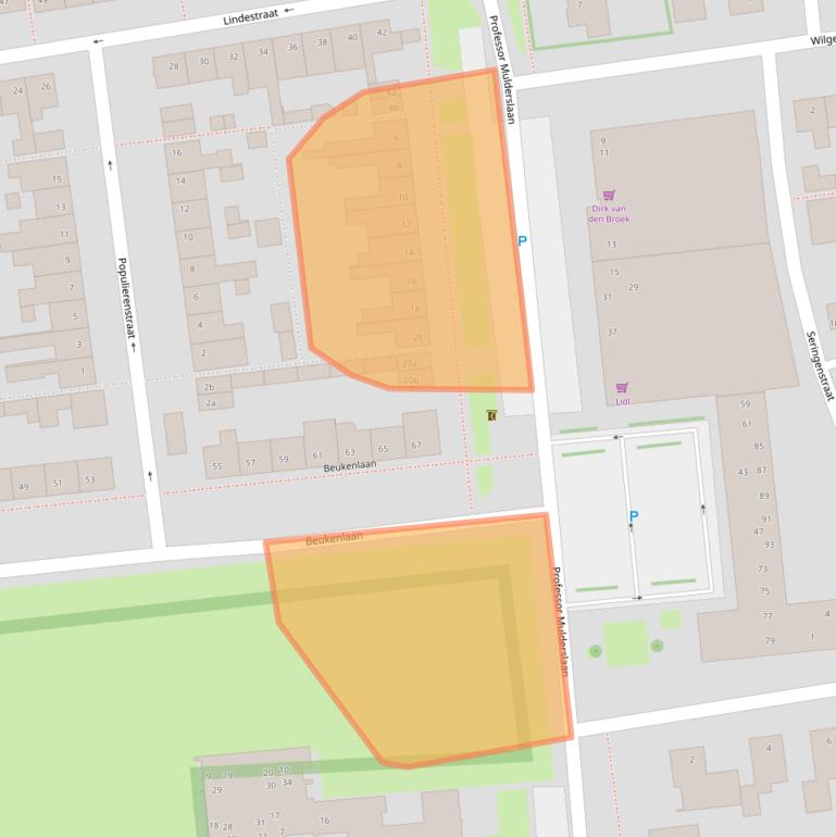 Kaart van postcodegebied 4731BV.