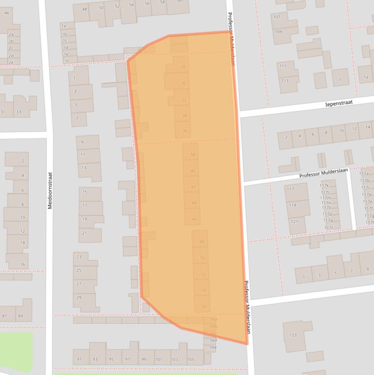 Kaart van postcodegebied 4731BW.