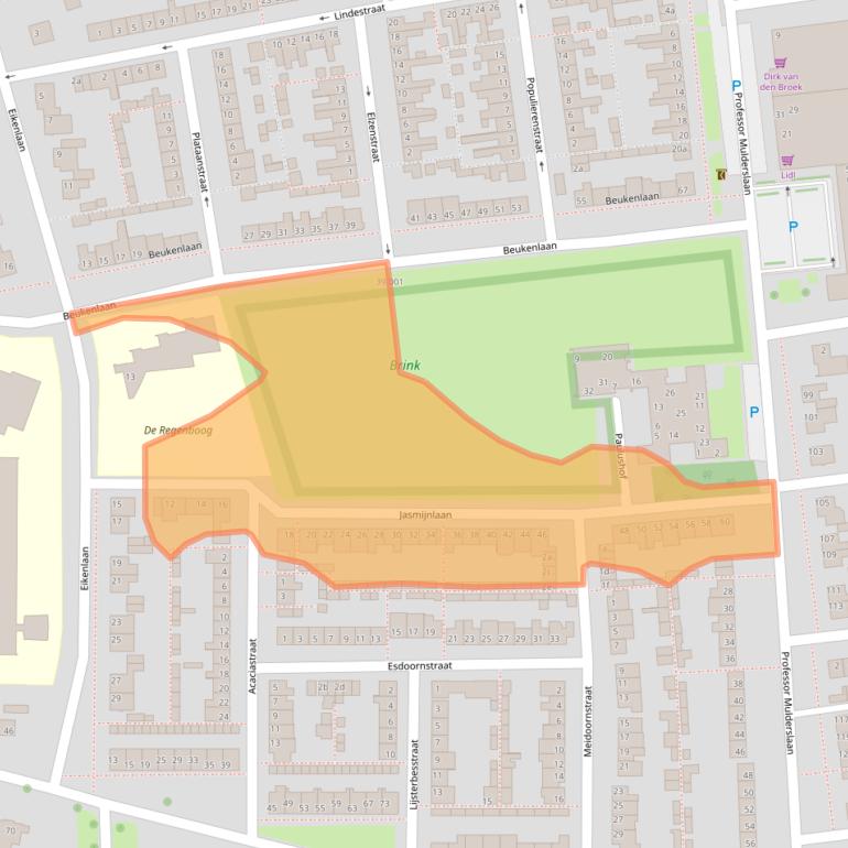 Kaart van postcodegebied 4731CC.