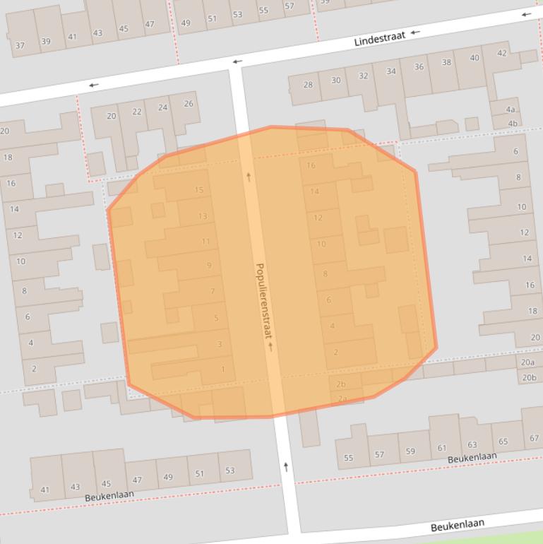 Kaart van postcodegebied 4731CH.