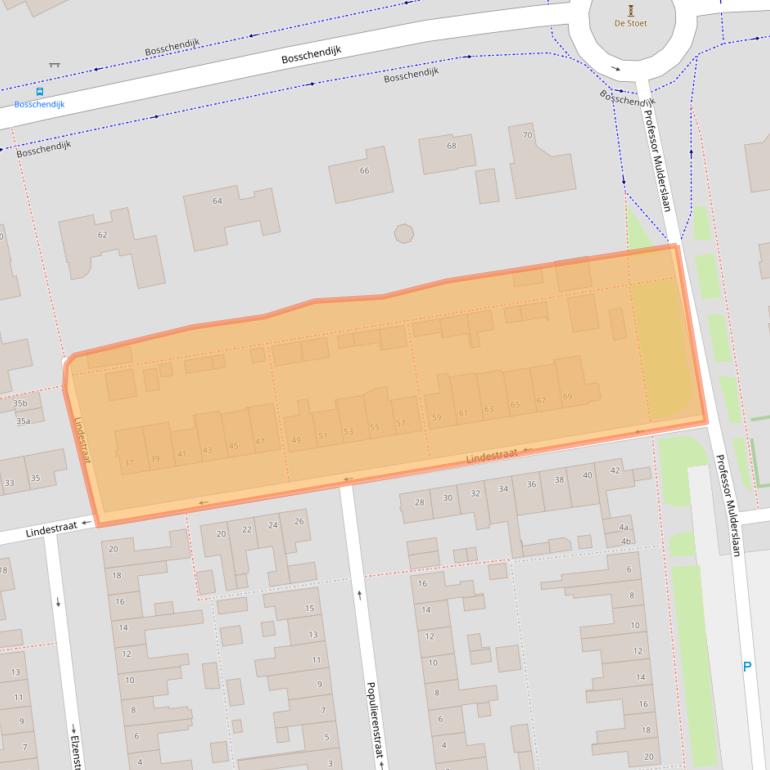 Kaart van postcodegebied 4731CM.