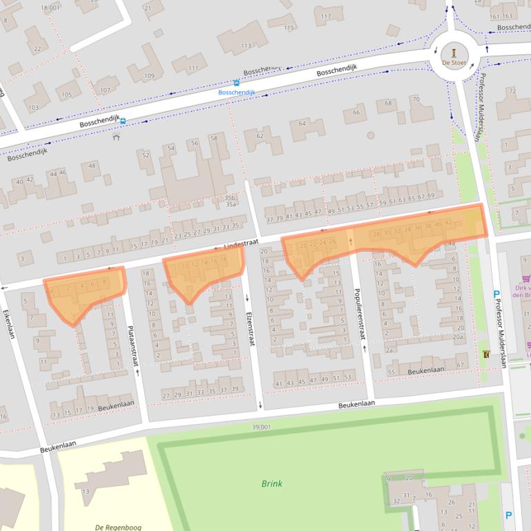 Kaart van postcodegebied 4731CN.