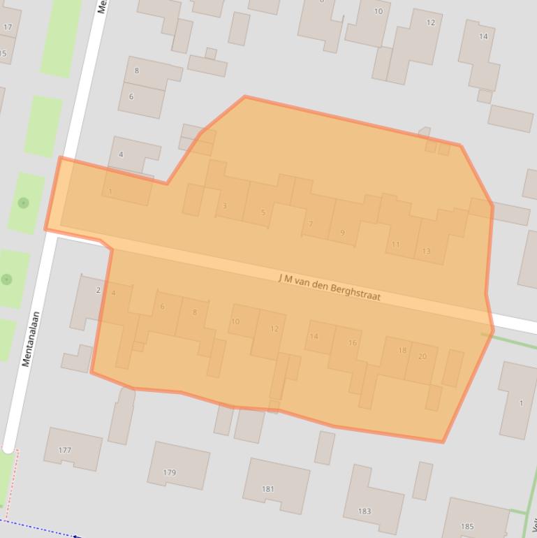 Kaart van postcodegebied 4731DR.