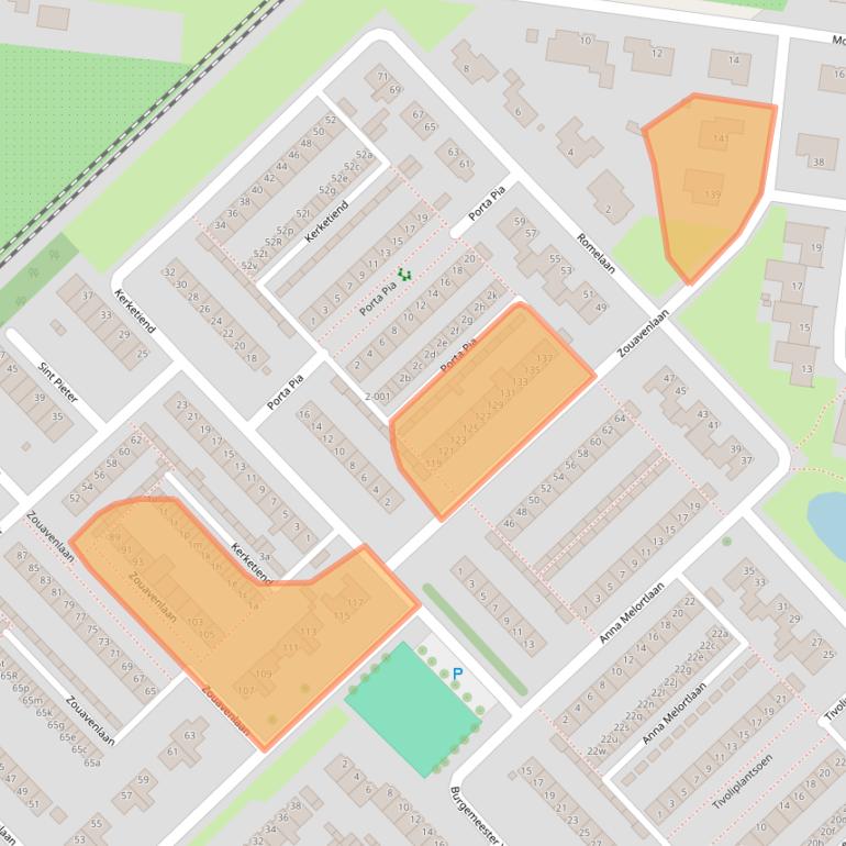 Kaart van postcodegebied 4731EP.